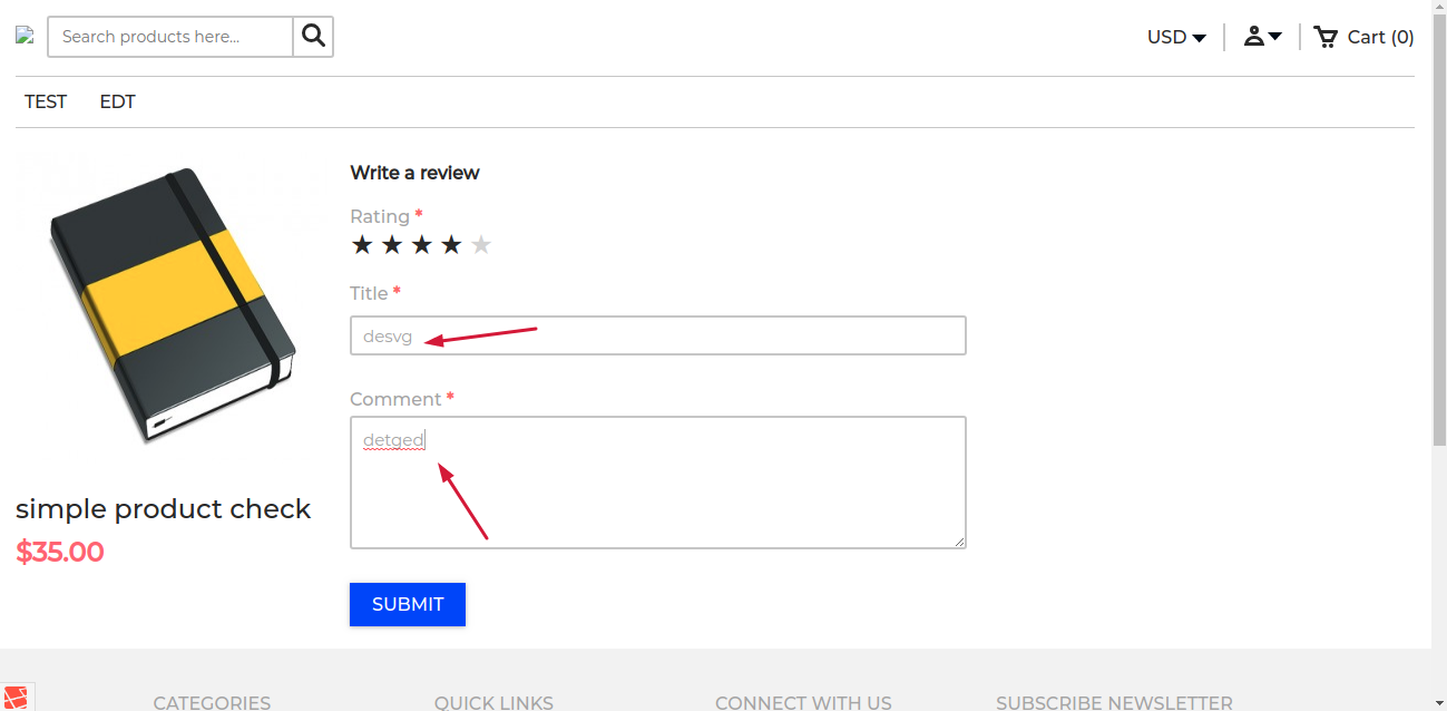 Improve Review Section,all Fields Are Looking Like Disabled.Change The ...